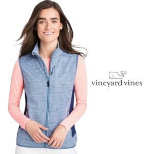 Vineyard Vines Fairwinds Vest Moonlight Blue Size Small
